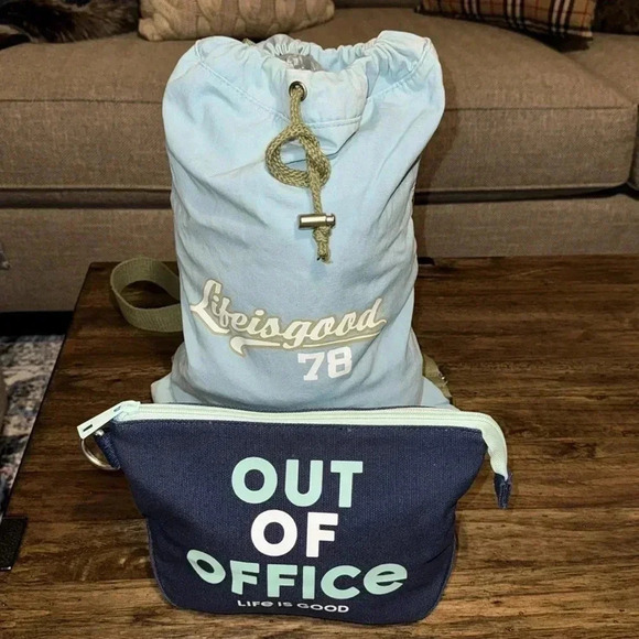 💥Life is Good Bundle of 2 Bags/Backpack - Picture 2 of 16